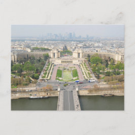 パリの空中眺め ポストカード