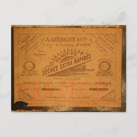 パリの箱の絵葉書 ポストカード (正面)