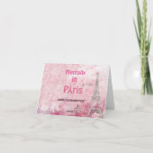 パリの精神的なグリーティングカード カード (裏面)