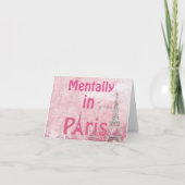 パリの精神的なグリーティングカード カード (正面)