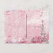 パリの精神的なポストカード ポストカード (裏面)