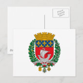 パリの紋章ポストカード ポストカード (正面/裏面)