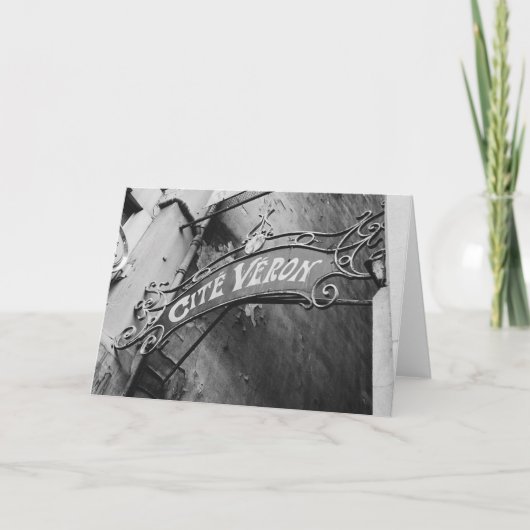 パリの細道… カード (正面)