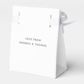 パリの結婚式パーティゲスト フェイバーボックス (裏面サイド)