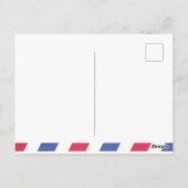 パリの絵葉書 ポストカード (裏面)