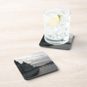 パリの美しい夕日のあるコルクコースター コースター (右側)