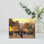 パリの聖マルティン聖降誕祭 シーズンポストカード (スタンド正面)