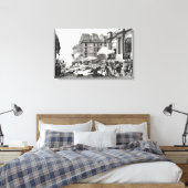 パリの聖ローチ教会の前で撮影 キャンバスプリント (インサイチュ (寝室))