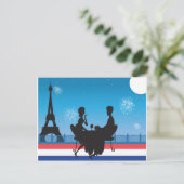 パリの背景 ポストカード (スタンド正面)