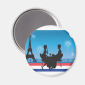 パリの背景 マグネット (正面/裏面)
