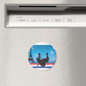 パリの背景 マグネット (インサイチュ (食洗機))