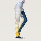 パリの自由の女神のレプリカに関する夕日 レギンス (右)