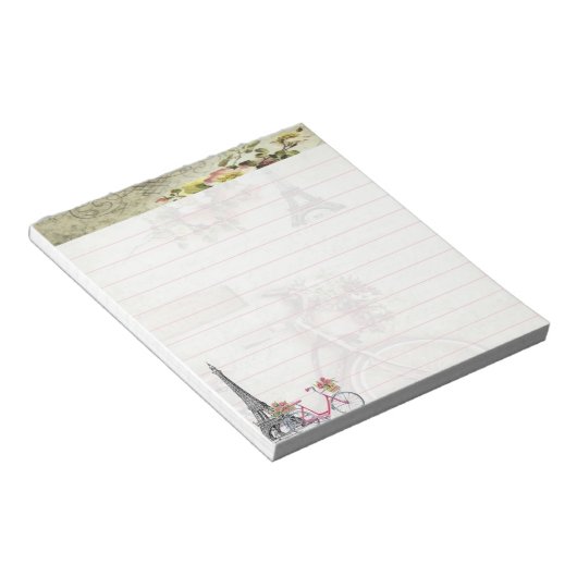 パリの自転車 ノートパッド (アングル)