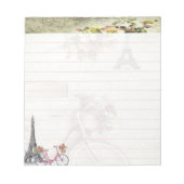 パリの自転車 ノートパッド (正面)
