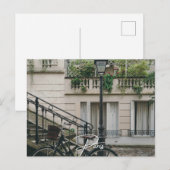 パリの自転車 (Paris) シーズンポストカード (正面/裏面)