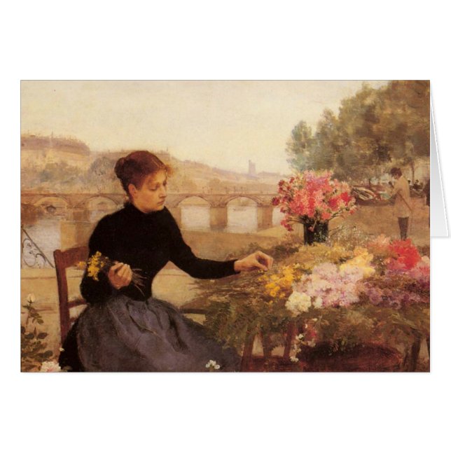 パリの花の市場 (正面横)