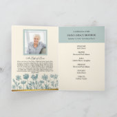 パリの花写真記念折りプログラム プログラム (内部)