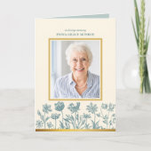 パリの花写真記念折りプログラム プログラム (正面)