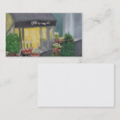 パリの花屋の名刺 名刺 (正面/裏面)