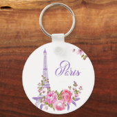 パリの花開く パリの夜 ローマの花 キーホルダー (正面)