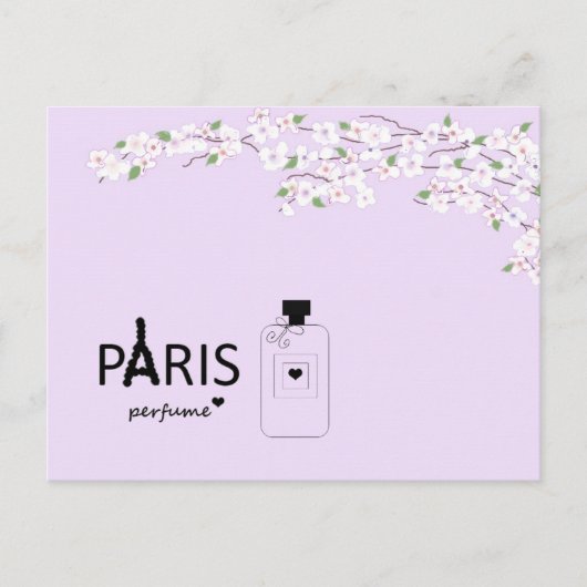 パリの花開く ポストカード (正面)