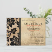 パリの花 エッフェル塔 | 砂 招待状 (スタンド正面)