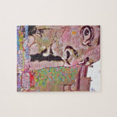 パリの落書きのPomipidou博物館 ジグソーパズル (横)