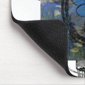 パリの蝶芸術のコラージュのマウスパッド マウスパッド (コーナー)