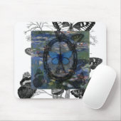 パリの蝶芸術のコラージュのマウスパッド マウスパッド (マウス)