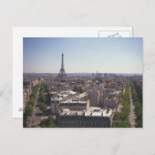 パリの街並み、パリ、フランス ポストカード (正面/裏面)