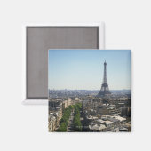 パリの街並み，フランス マグネット (正面/裏面)