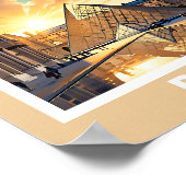 パリの街並み – 象徴的なランドマークポスター ポスター (角)