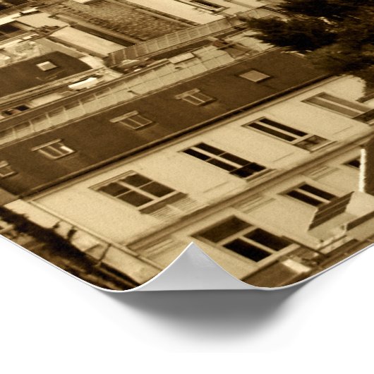 パリの街並 ポスター (角)