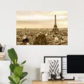 パリの街並 ポスター (ホームオフィス)