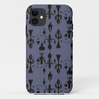 パリの街灯ダマスク柄ケース iPhone 11 ケース