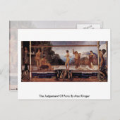 パリの裁き、ルバイマックスクリンガー ポストカード (正面/裏面)