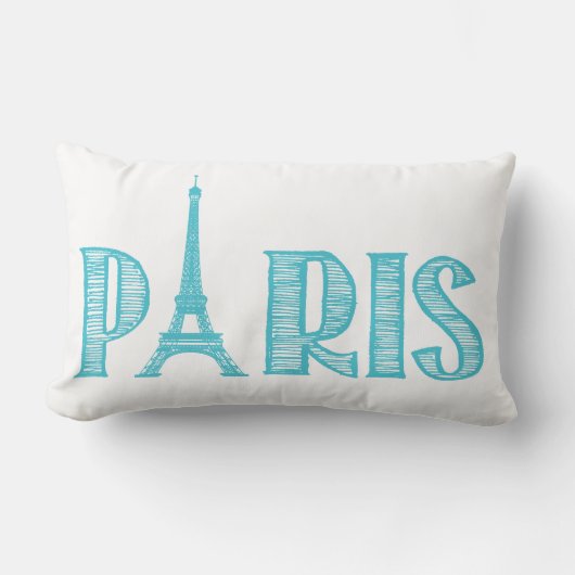 パリの装飾用クッション ランバークッション (正面)