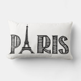 パリの装飾用クッション ランバークッション