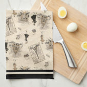 パリの視力1 キッチンタオル (四つ折り)