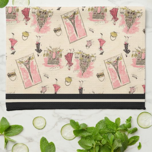 パリの視力2 キッチンタオル (折り畳み)