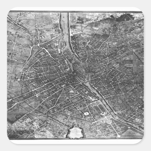 パリの計画、トゥルゴ計画として知られる スクエアシール (正面)