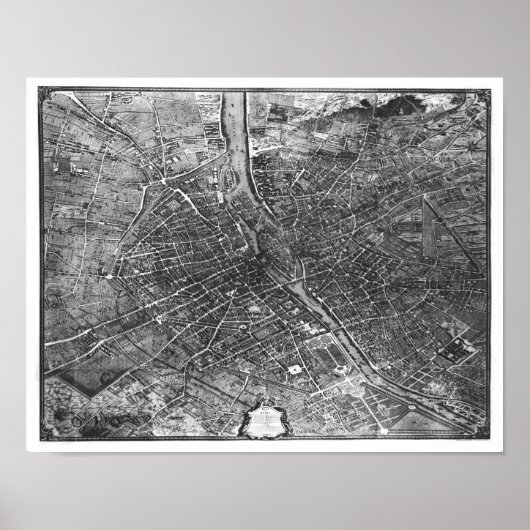 パリの計画、トゥルゴ計画として知られる ポスター (正面)