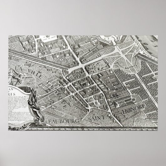 パリの計画、トゥルゴ計画として知られる ポスター (正面)