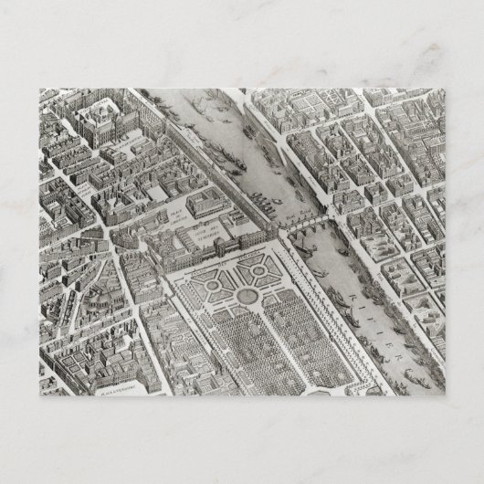 パリの計画、トゥルゴ計画として知られる ポストカード (正面)