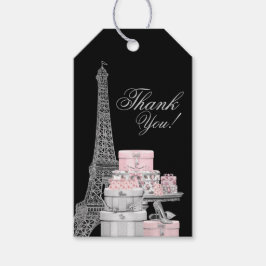 パリの誕生日パーティーのお気に入り ギフトタグ