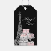 パリの誕生日パーティーのお気に入り ギフトタグ (裏面)