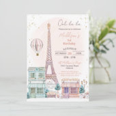 パリの誕生日招待状 招待状 (スタンド正面)