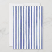 パリの誕生日 パリのカフェ ティーパーティー 招待状 (裏面)