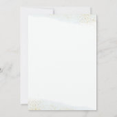 パリの誕生日 パリのカフェ ティーパーティー 誕生日 招待状 (裏面)