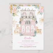 パリの誕生日 招待状 (正面/裏面)